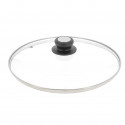 Glass lid with bakelite/stainless steel knob
