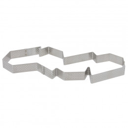 Tart ring C. RENOU, perforated stainless steel