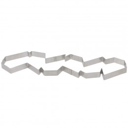 Cercle à tarte multiparts C. RENOU, inox perforé