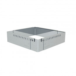 Pastry frame expandable, stainless steel