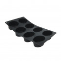 Tray 8 oval moulds MOUL FLEX, silicone