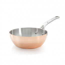 Sauteuse bombée INOCUIVRE  - Queue fonte d’inox