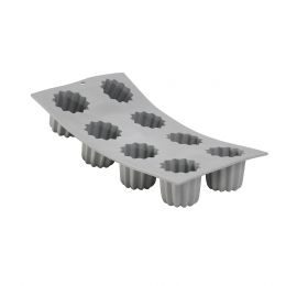 Plaque Canelés bordelais ELASTOMOULE, mousse de silicone