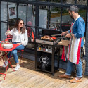 La Plancha Française OUTDOOR - Electric griddle with trolley