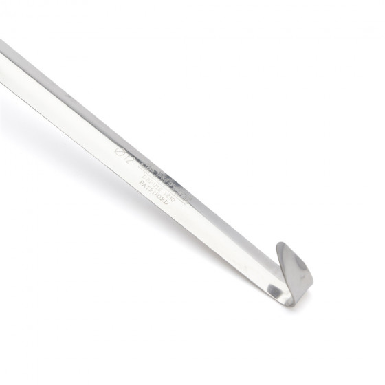 Fugenloser Schaumlöffel aus Edelstahl Ø12cm