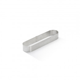 Cercle à Tarte Haut Perforé Inox 20 Cm - Hauteur 4.5 Cm - De Buyer - Fabriqué En France - Pour Tartes Gourmandes