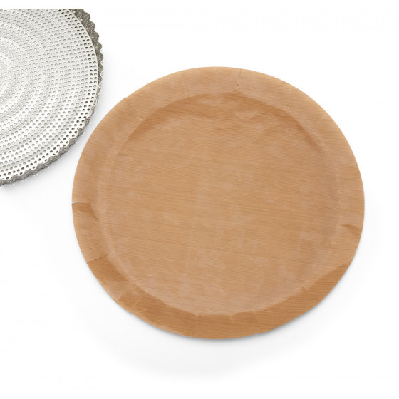 Perforated stainless steel round fluted tart mould Ø28cm + 2 non-stick baking sheets