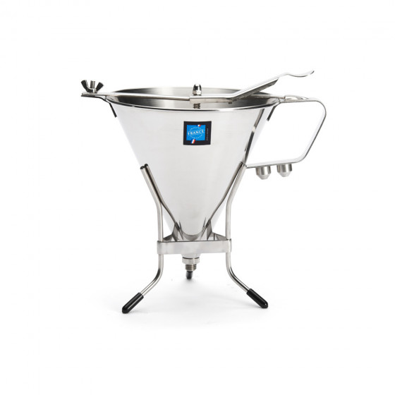 Entonnoir à piston inox KWIK PRO 1,9L avec pied