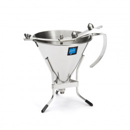Entonnoir à piston inox KWIK PRO 1,5L avec pied