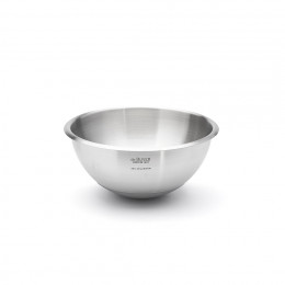 Stainless steel hemispherical bowl Ø24cm silicone base