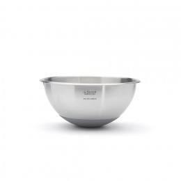 Stainless steel hemispherical bowl Ø24cm silicone base