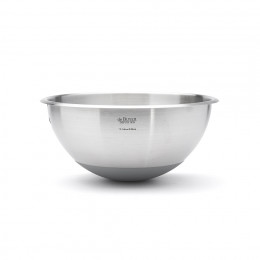 Runde Schlagschüssel Edelstahl Ø30cm Boden Silikon