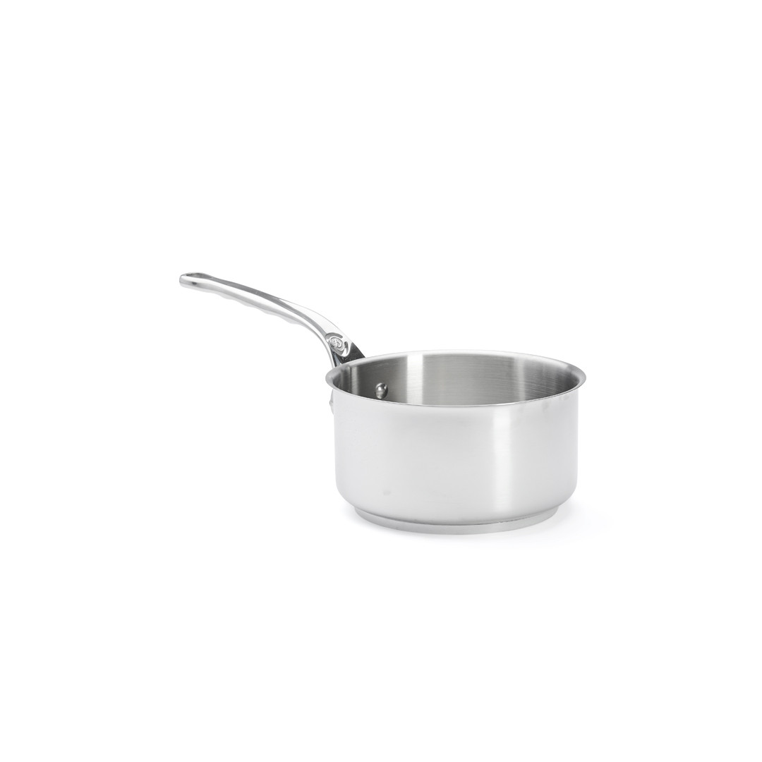 Casserole MILADY en inox avec queue en fonte d’inox, acier inox