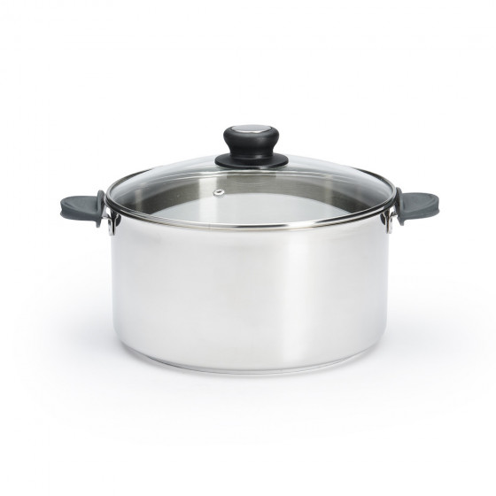 Removable Stainless steel saucepan MILADY TWISTY Ø28cm