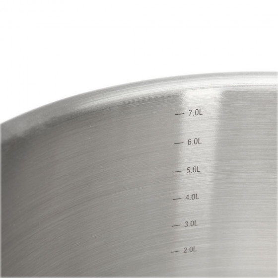 Stainless steel saucepan PRIM'APPETY Ø28cm