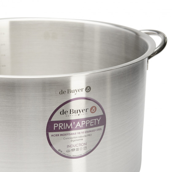Stainless steel high stewpan PRIM'APPETY Ø40cm