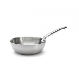 Stainless steel rounded sauté-pan ALCHIMY Ø20cm