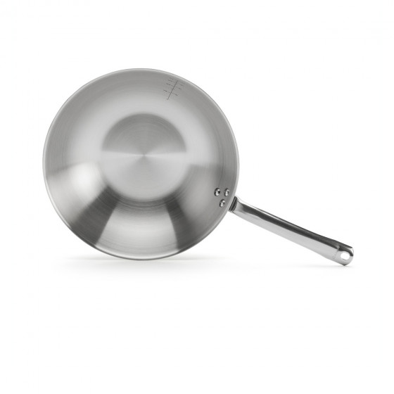 Stainless steel Wok ALCHIMY Ø32cm