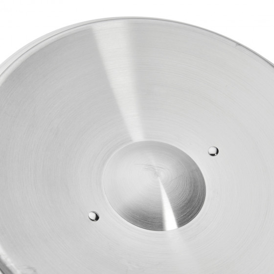 Lid with cast stainless steel riveted handle Ø14cm