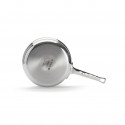 Stainless steel straight sauté-pan AFFINITY