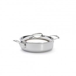 Stainless steel sauté-pan with lid AFFINITY Ø24cm