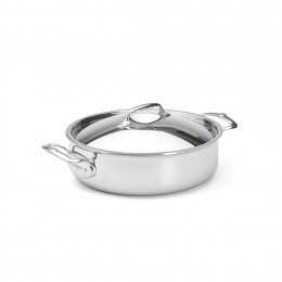 Stainless steel sauté-pan with lid AFFINITY Ø28cm