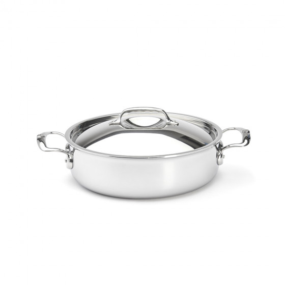 Stainless steel sauté-pan with lid AFFINITY Ø28cm