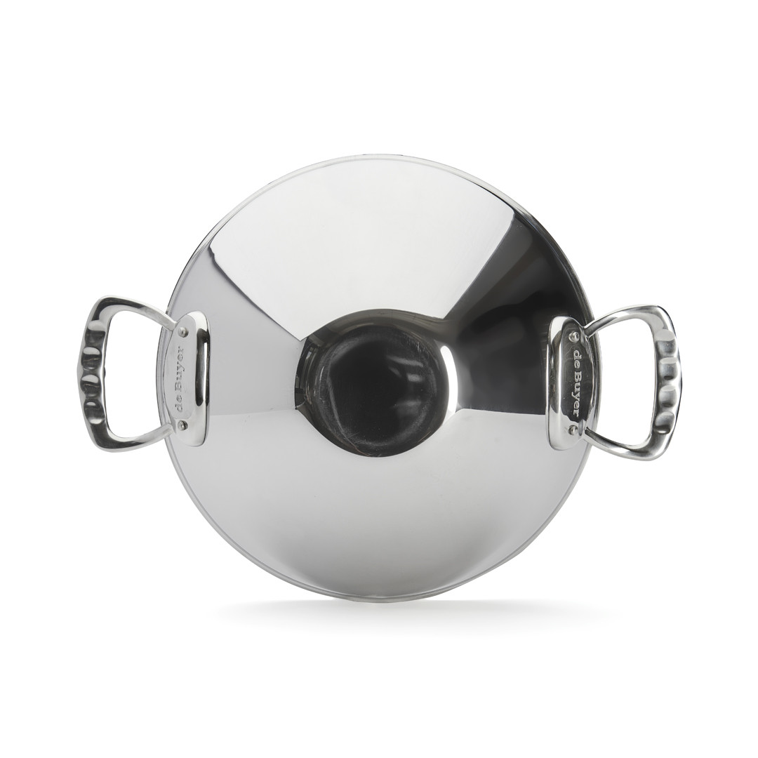 Wok inox multicouche AFFINITY Ø32cm avec anses - De Buyer