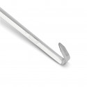 Basting spoon, stainless steel, side spout