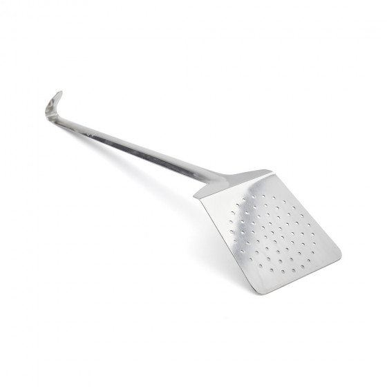 Fugenloser gelochter Pfannenwender Edelstahl 37,5cm