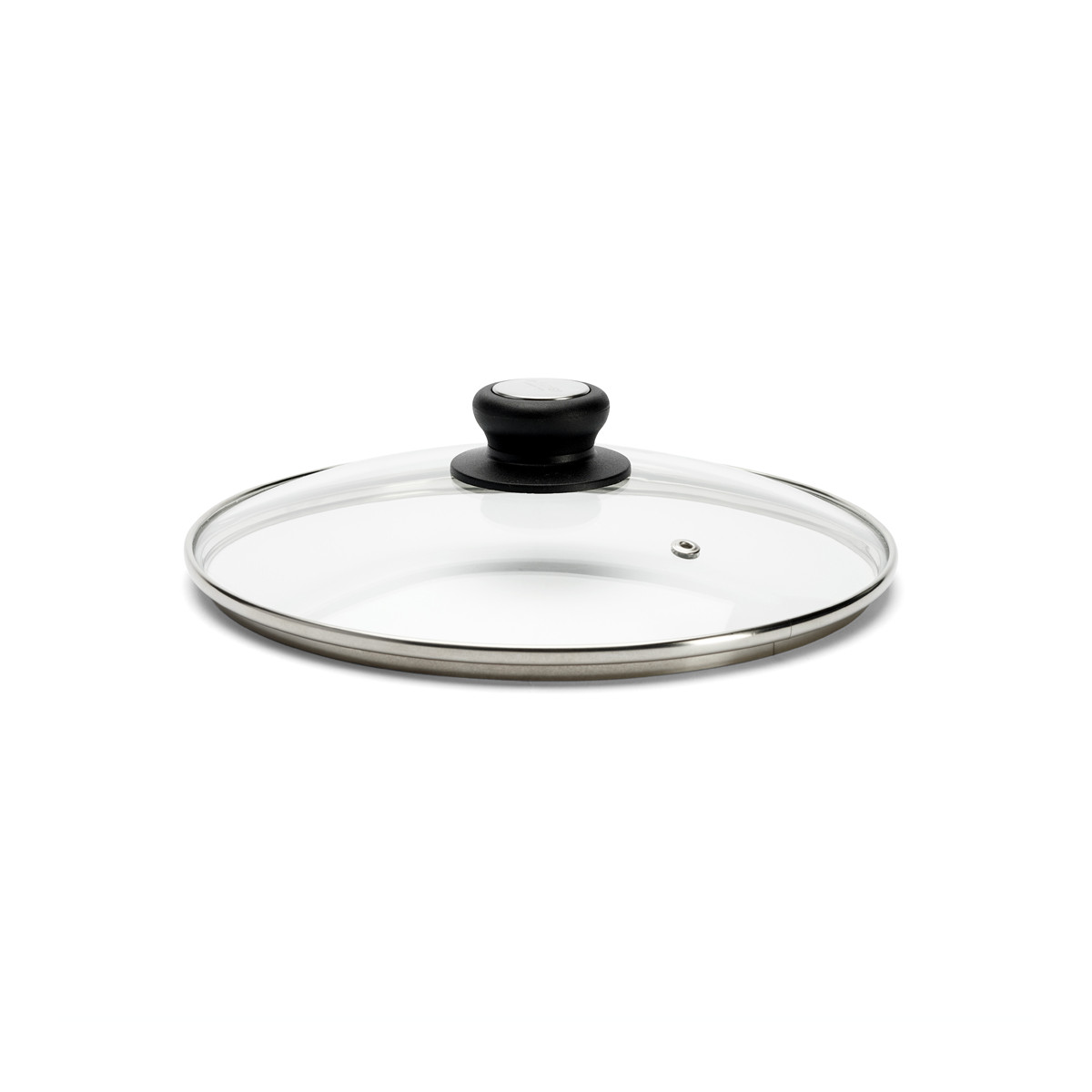 Couvercle en verre avec bouton en bakélite/inox Ø 16 cm - De Buyer -  Appareil des Chefs