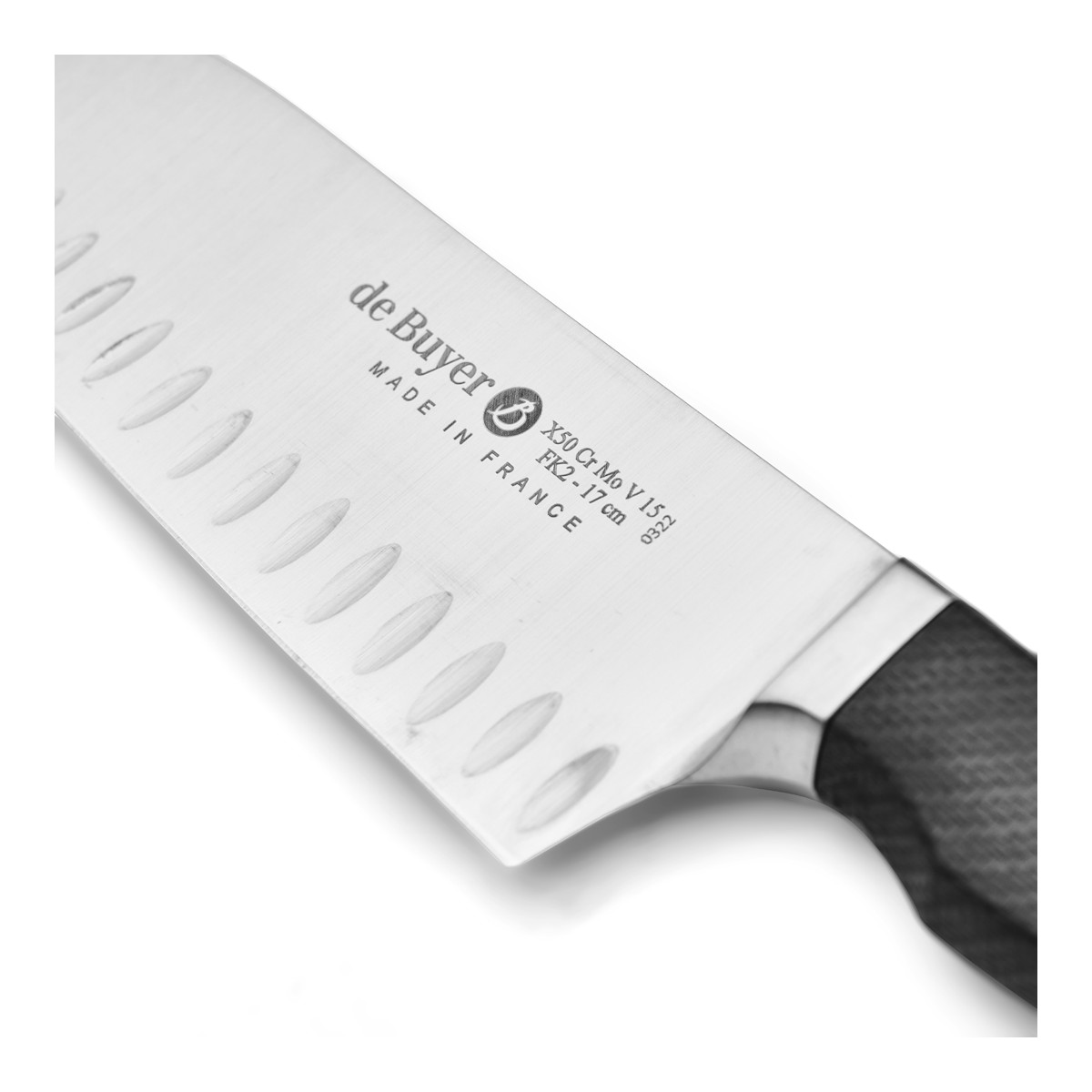 Værdiløs Australien bred SANTOKU KNIFE FK2, stainless steel, santoku - 17cm, Knives - De Buyer