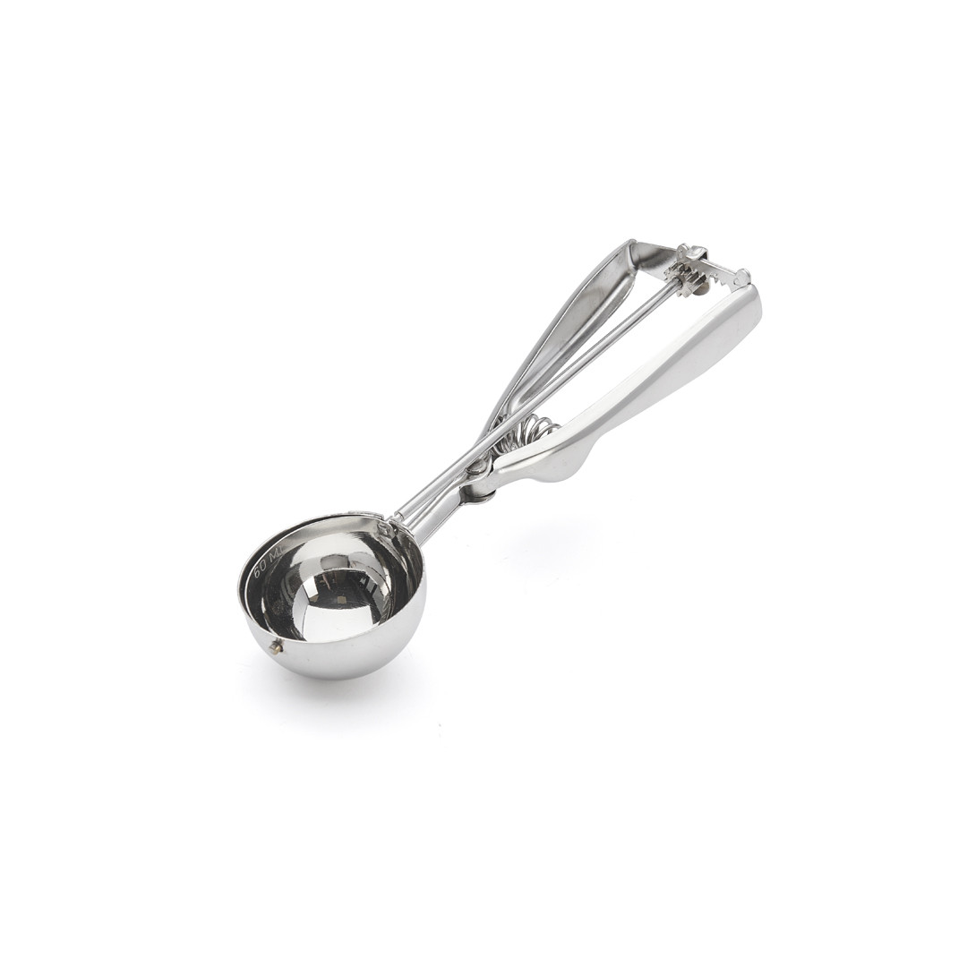 Icecream scoop, stainless steel, stainless steel, portion 60ml 1/16