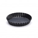 Tartlet round fluted mould, steel