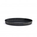 Fluted tart mould removable bottom, steel