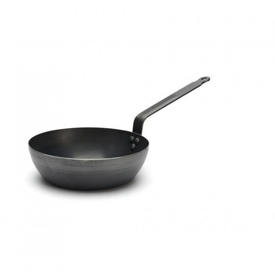 Round "Country" frypan, blue steel