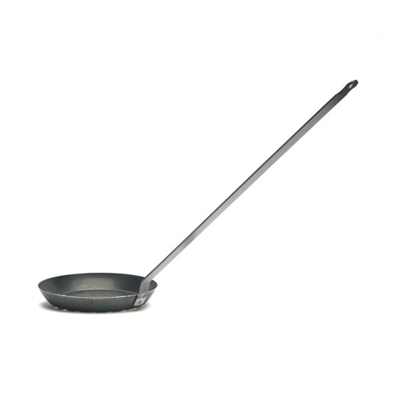 Chestnust pan blue steel BLUE CARBON Ø28cm long handle 70cm