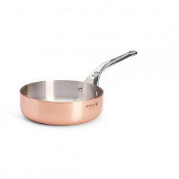 Gerade Sauteuse Kupfer PRIMA MATERA Ø20cm - Edelstahlgriff
