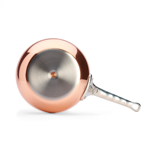 Copper riveted sauté-pan PRIMA MATERA Ø20cm - stainless steel handle