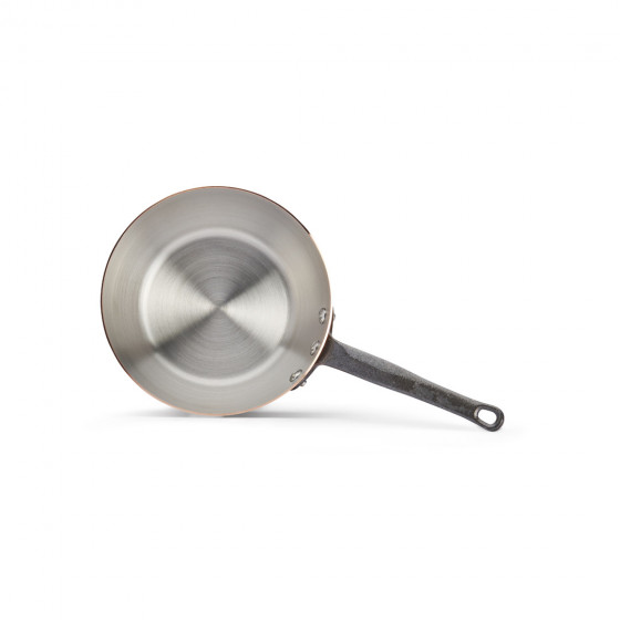 Copper riveted sauté-pan PRIMA MATERA Tradition Ø20cm - cast iron handle