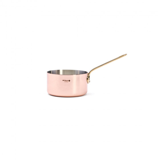 Copper saucepan INOCUIVRE Ø12cm brass handle