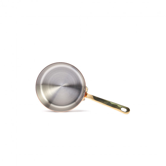 Kasserolle Kupfer-Edelstahl INOCUIVRE Ø16cm mit Messinggriff