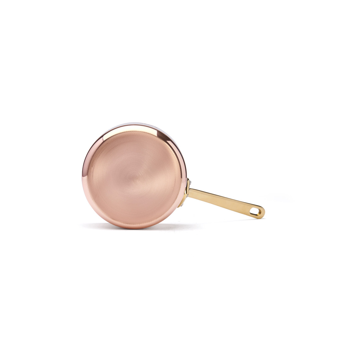 Casserole Mauviel M'6s cuivre induction 14 cm - manche fonte d'inox