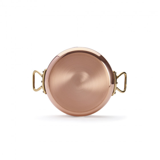 Copper sauté-pan INOCUIVRE Ø20cm with lid and brass handles