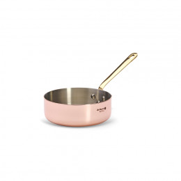 Copper sauté-pan INOCUIVRE Ø16cm brass handle