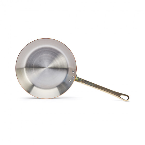Copper frying pan INOCUIVRE Ø28cm brass handle