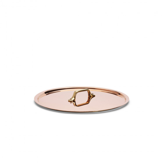 Copper lid with brass handles INOCUIVRE Ø28cm