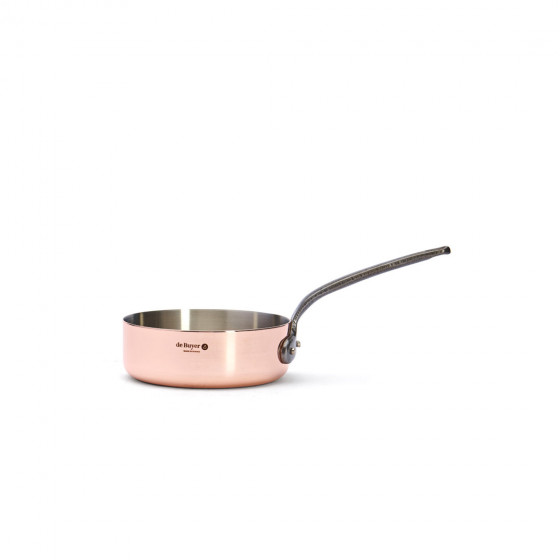 Copper sauté-pan INOCUIVRE Ø16cm cast-iron handle
