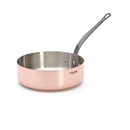 Copper sauté-pan INOCUIVRE Ø28cm cast-iron handle