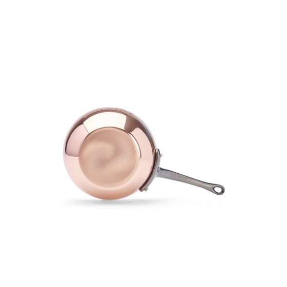 Copper conical sauté-pan INOCUIVRE Ø16cm cast-iron handle